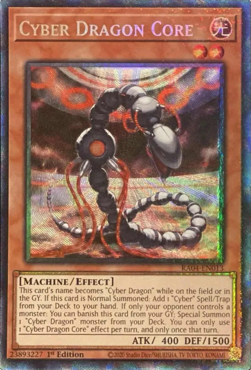 Cyber Dragon Core [Ra04-En013] Prismatic Collector's Rare 1