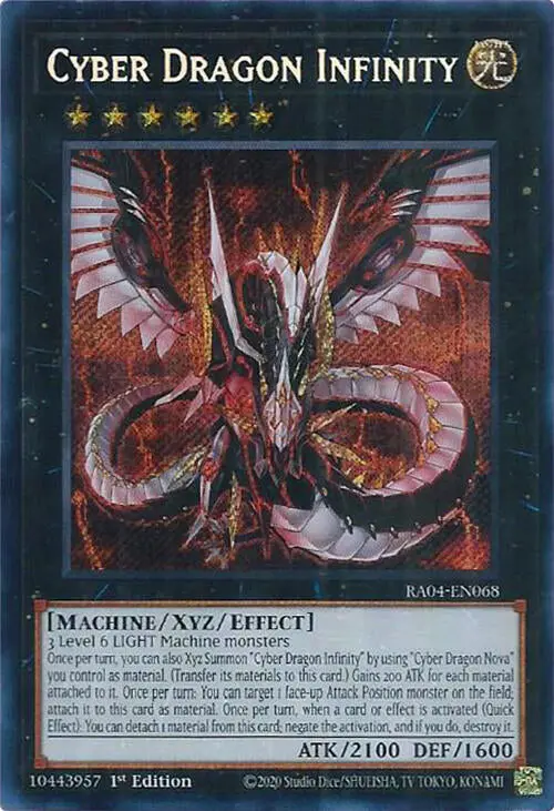 Cyber Dragon Infinity [Ra04-En068] Secret Rare 1