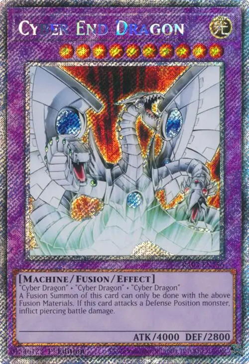 Cyber End Dragon (Platinum Secret Rare) [Ra03-En156] Platinum Secret Rare 1