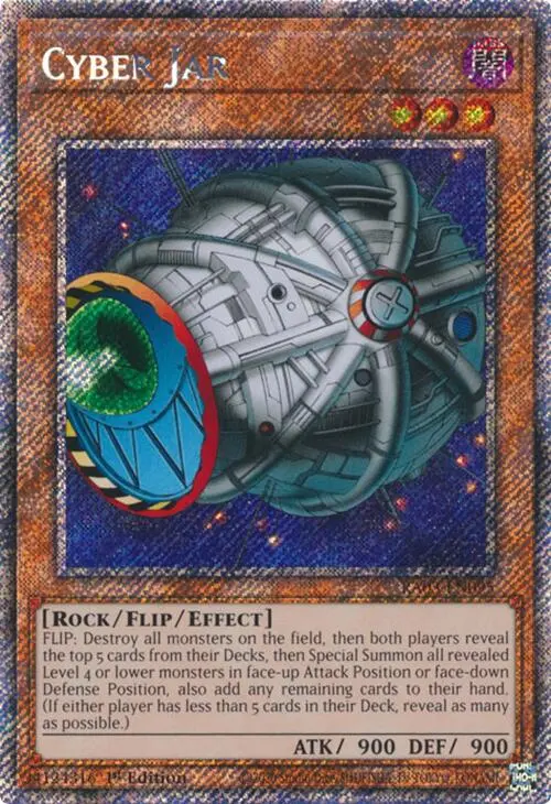 Cyber Jar (Platinum Secret Rare) [Ra03-En095] Platinum Secret Rare 1
