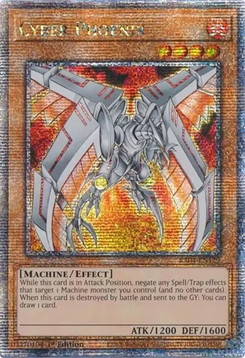 Cyber Phoenix [Ra04-En129] Quarter Century Secret Rare 1