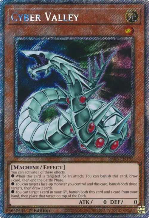 Cyber Valley (Platinum Secret Rare) [Ra03-En192] Platinum Secret Rare 1