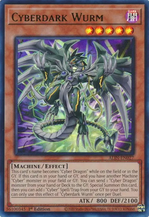 Cyberdark Wurm [Alin-En027] Ultra Rare 1