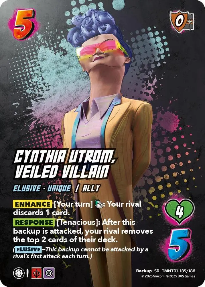 Cynthia Utrom, Veiled Villain - Teenage Mutant Ninja Turtles (Tmnt) 1