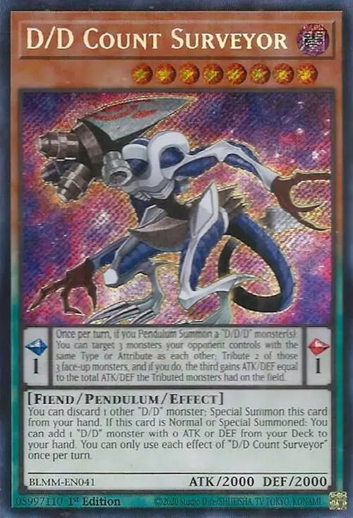 D/D Count Surveyor [Blmm-En041] Secret Rare 1