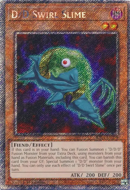 D/D Swirl Slime [Ra04-En258] Platinum Secret Rare 1