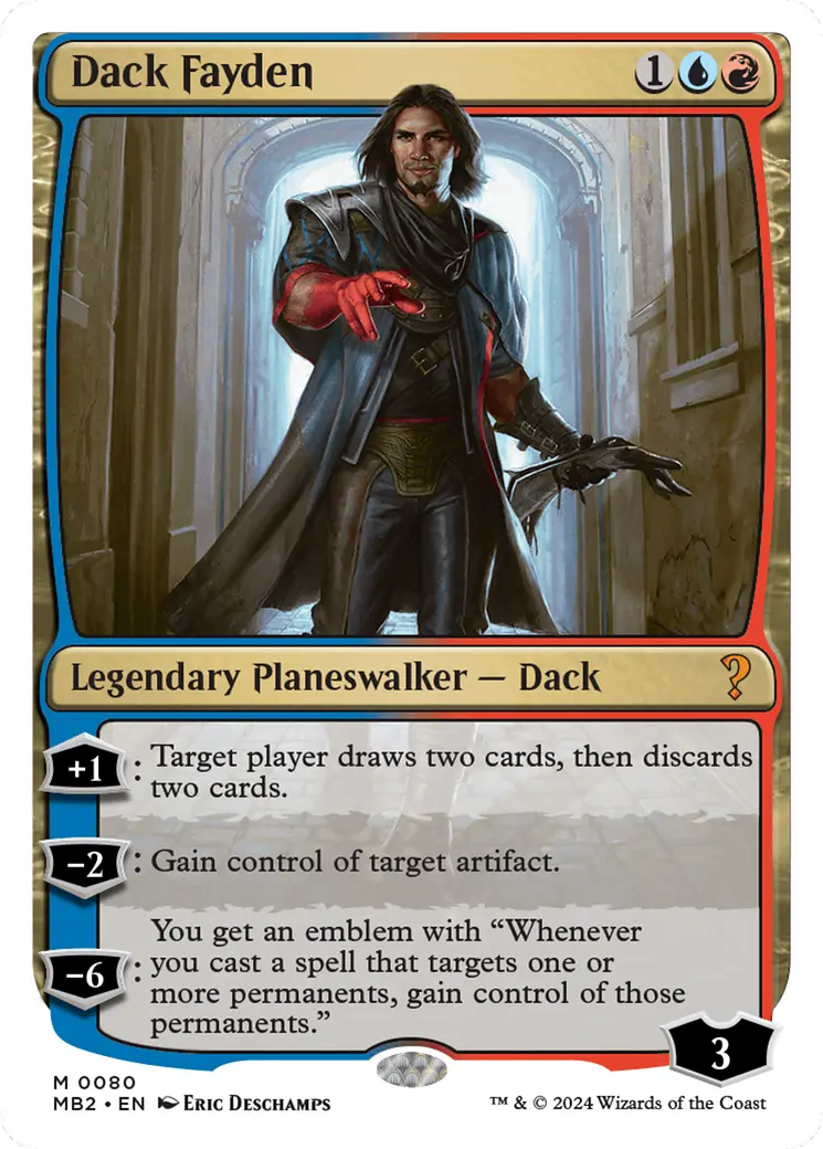 Dack Fayden (White Border) [Mystery Booster 2] 1