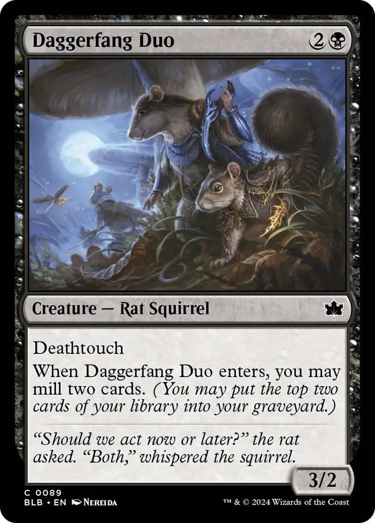Daggerfang Duo [Bloomburrow] 1