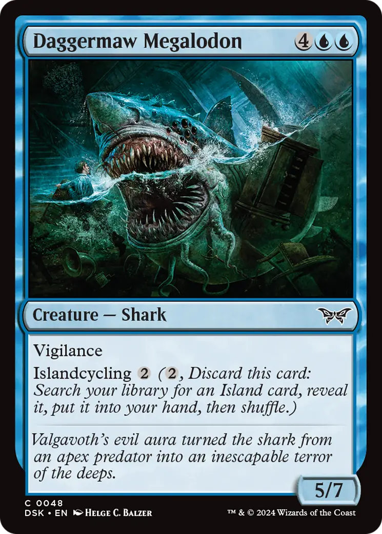 Daggermaw Megalodon [Duskmourn: House Of Horror] 1