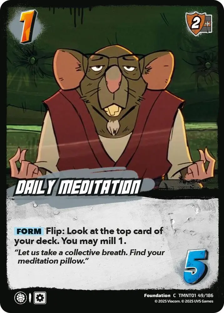 Daily Meditation - Teenage Mutant Ninja Turtles (Tmnt) 1