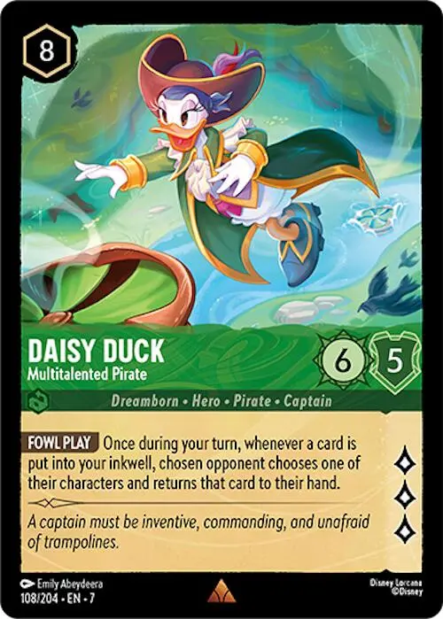Daisy Duck - Multitalented Pirate (108/204) [Archazia's Island] 1