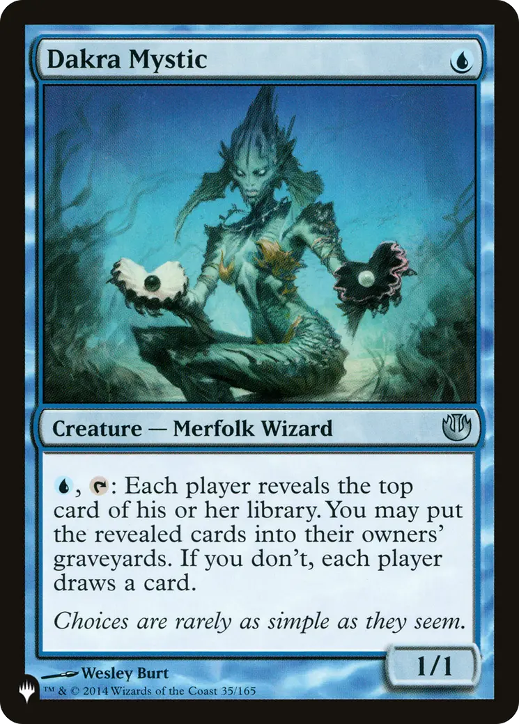 Dakra Mystic [The List] 1