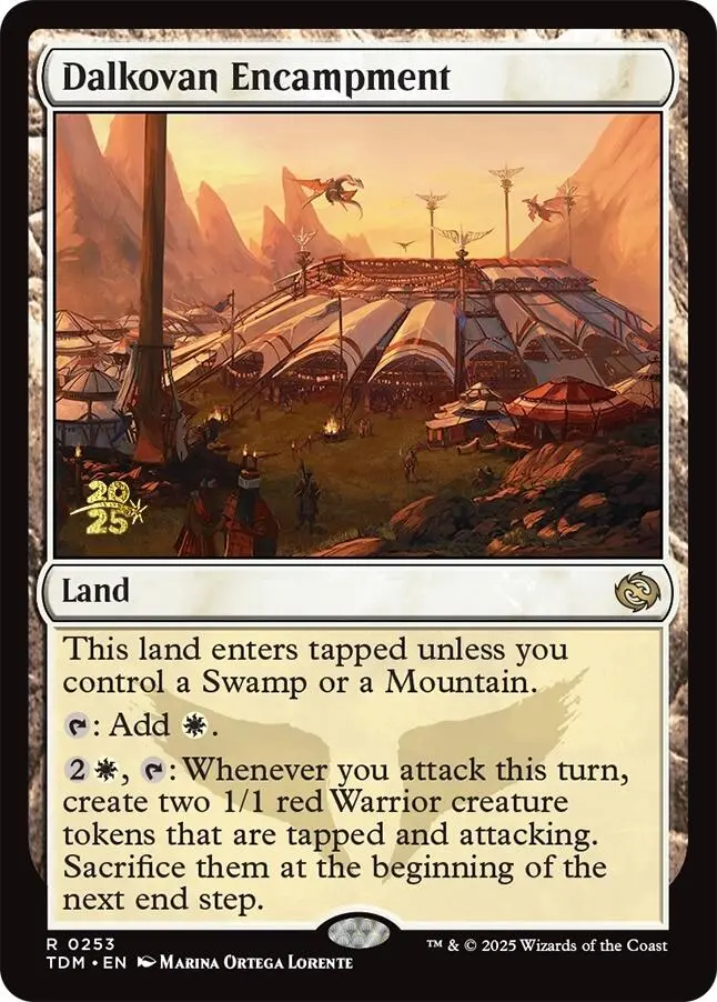 Dalkovan Encampment [Tarkir: Dragonstorm Prerelease Promos] 1
