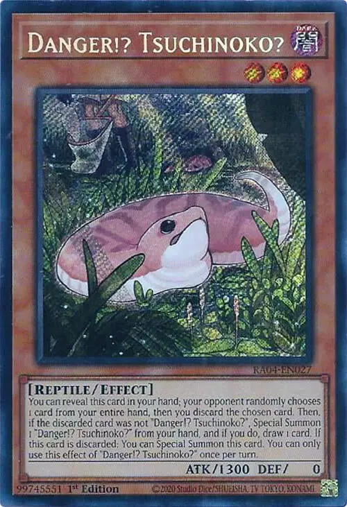 Danger!? Tsuchinoko? [Ra04-En027] Secret Rare 1