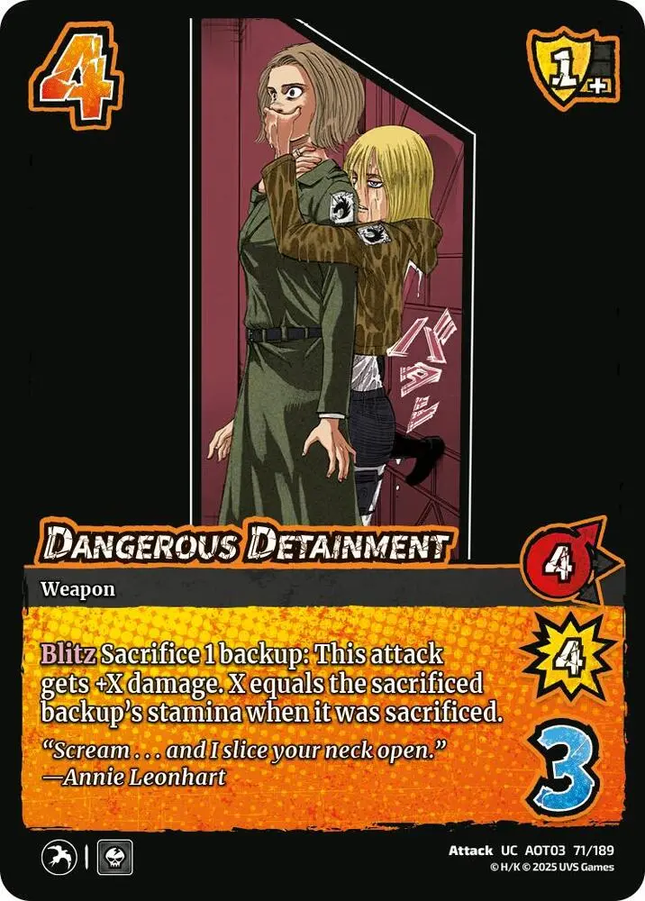 Dangerous Detainment 1