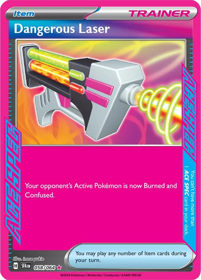 Dangerous Laser (058/064) [Scarlet & Violet: Shrouded Fable] 1