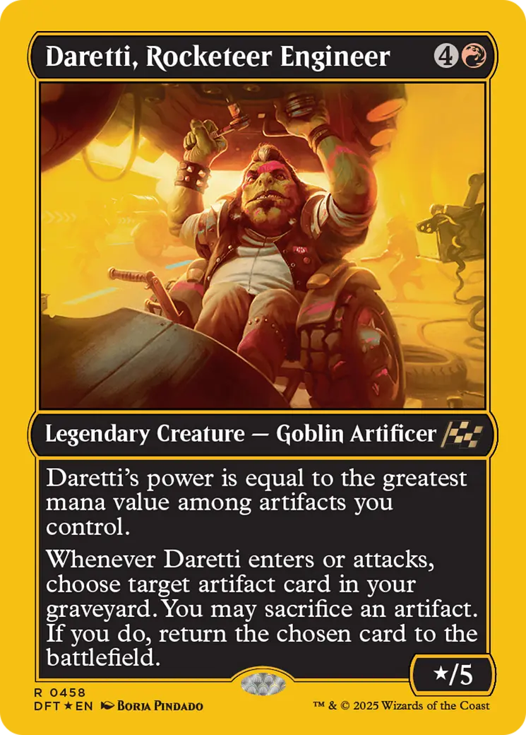 Daretti, Rocketeer Engineer (First-Place Foil) [Aetherdrift] 1