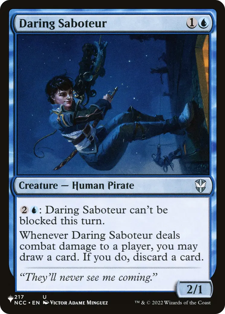 Daring Saboteur [The List] 1