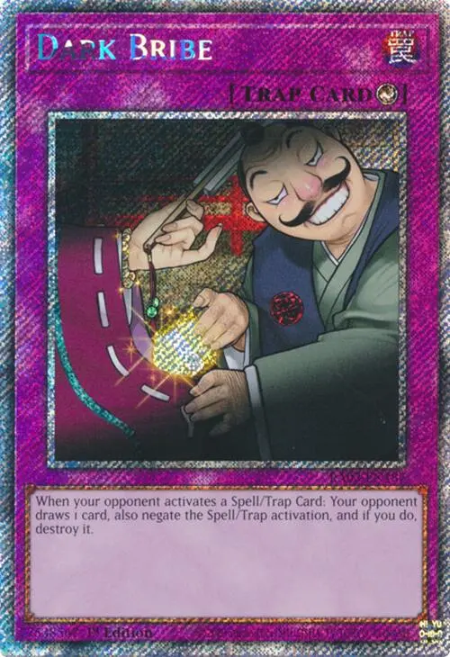 Dark Bribe (Platinum Secret Rare) [Ra03-En187] Platinum Secret Rare 1