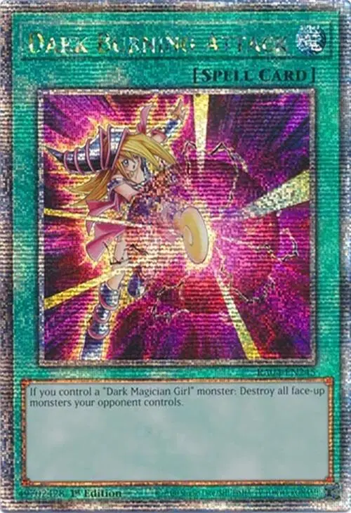 Dark Burning Attack [Ra04-En245] Quarter Century Secret Rare 1