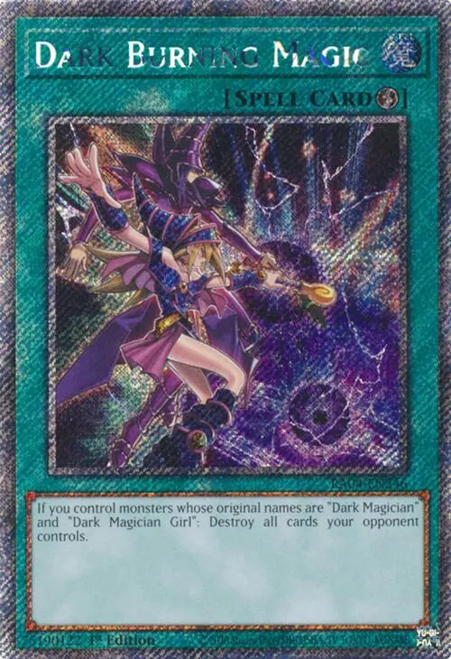 Dark Burning Magic [Ra04-En246] Platinum Secret Rare 1