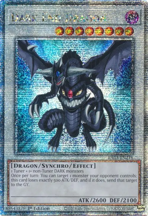 Dark End Dragon (Quarter Century Secret Rare) [Ra03-En216] Quarter Century Secret Rare 1