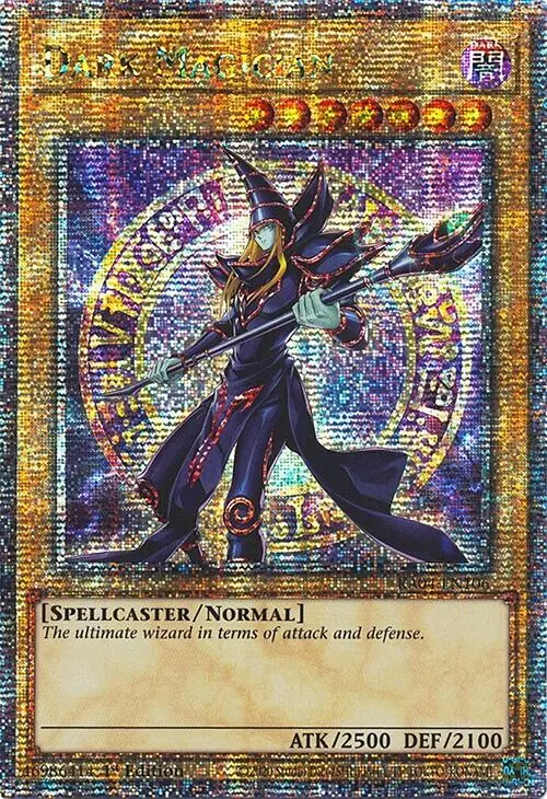 Dark Magician (8Th Art) [Ra04-En106] Quarter Century Secret Rare 1