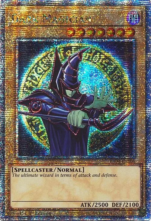 Dark Magician (9Th Art) [Ra04-En106] Quarter Century Secret Rare 1