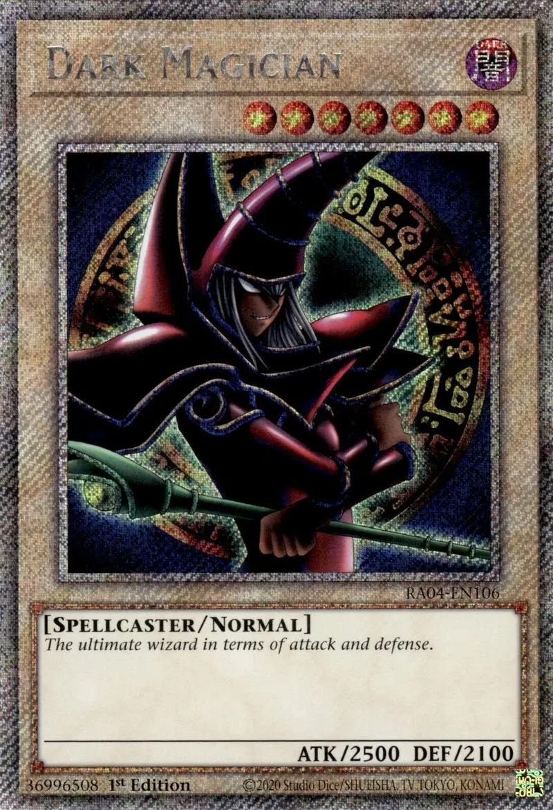 Dark Magician (Arkana) [Ra04-En106] Platinum Secret Rare 1