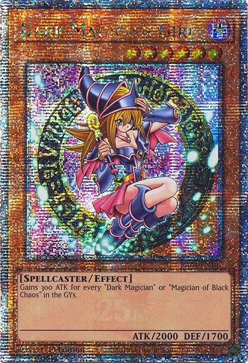 Dark Magician Girl (3Rd Art) [Ra04-En107] Quarter Century Secret Rare 1