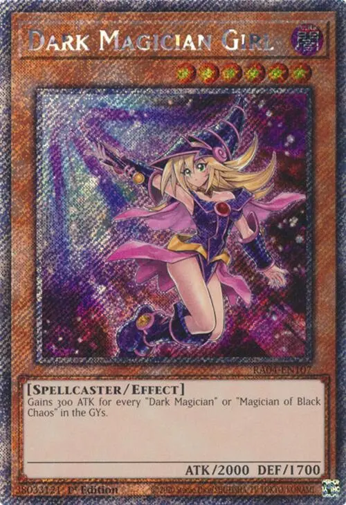 Dark Magician Girl (7Th Art) [Ra04-En107] Platinum Secret Rare 1