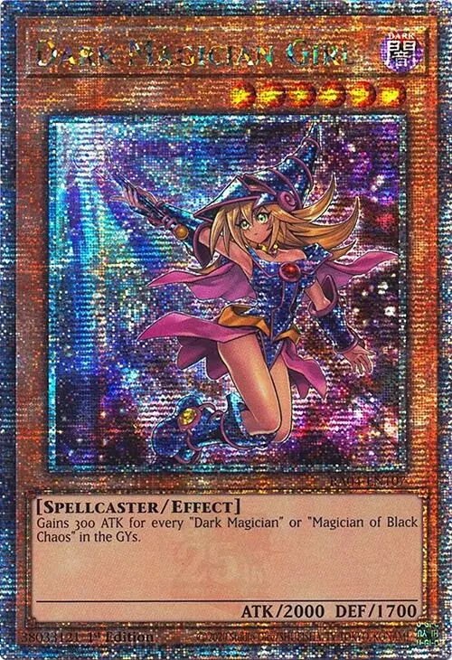 Dark Magician Girl (7Th Art) [Ra04-En107] Quarter Century Secret Rare 1