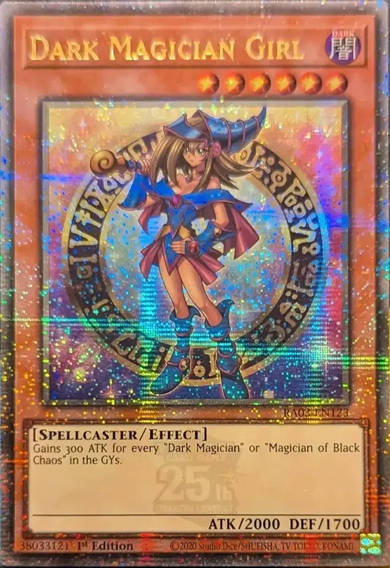 Dark Magician Girl (Quarter Century Secret Rare) (B) [Ra03-En123] Quarter Century Secret Rare 1