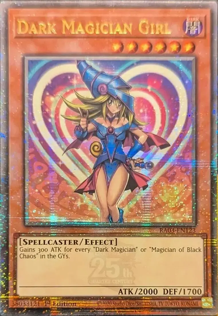 Dark Magician Girl (Quarter Century Secret Rare) [Ra03-En123] Quarter Century Secret Rare 1