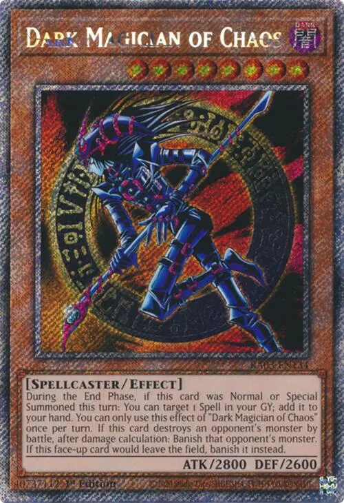 Dark Magician Of Chaos (Platinum Secret Rare) [Ra03-En134] Platinum Secret Rare 1