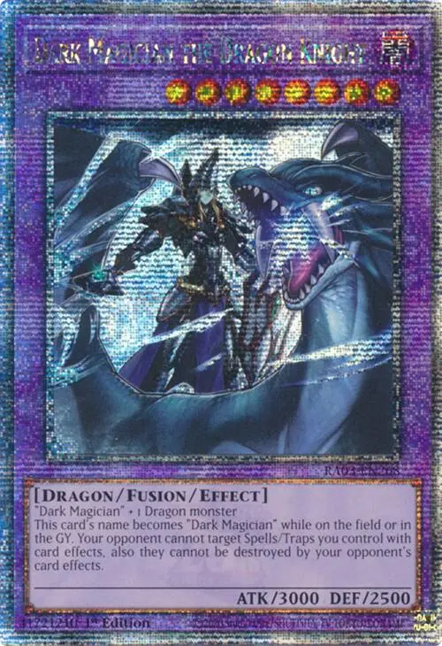 Dark Magician The Dragon Knight (Quarter Century Secret Rare) [Ra03-En268] Quarter Century Secret Rare 1