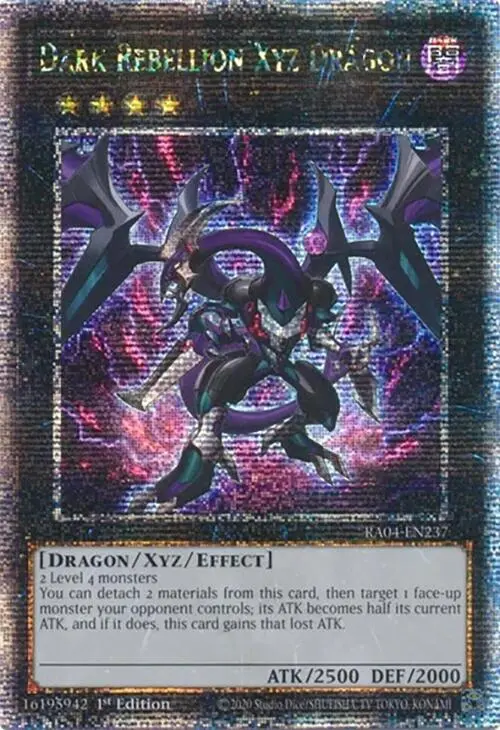 Dark Rebellion Xyz Dragon [Ra04-En237] Quarter Century Secret Rare 1