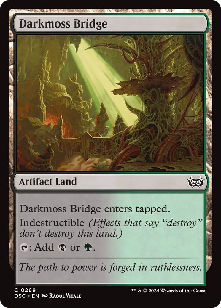 Darkmoss Bridge [Duskmourn: House Of Horror Commander] 1