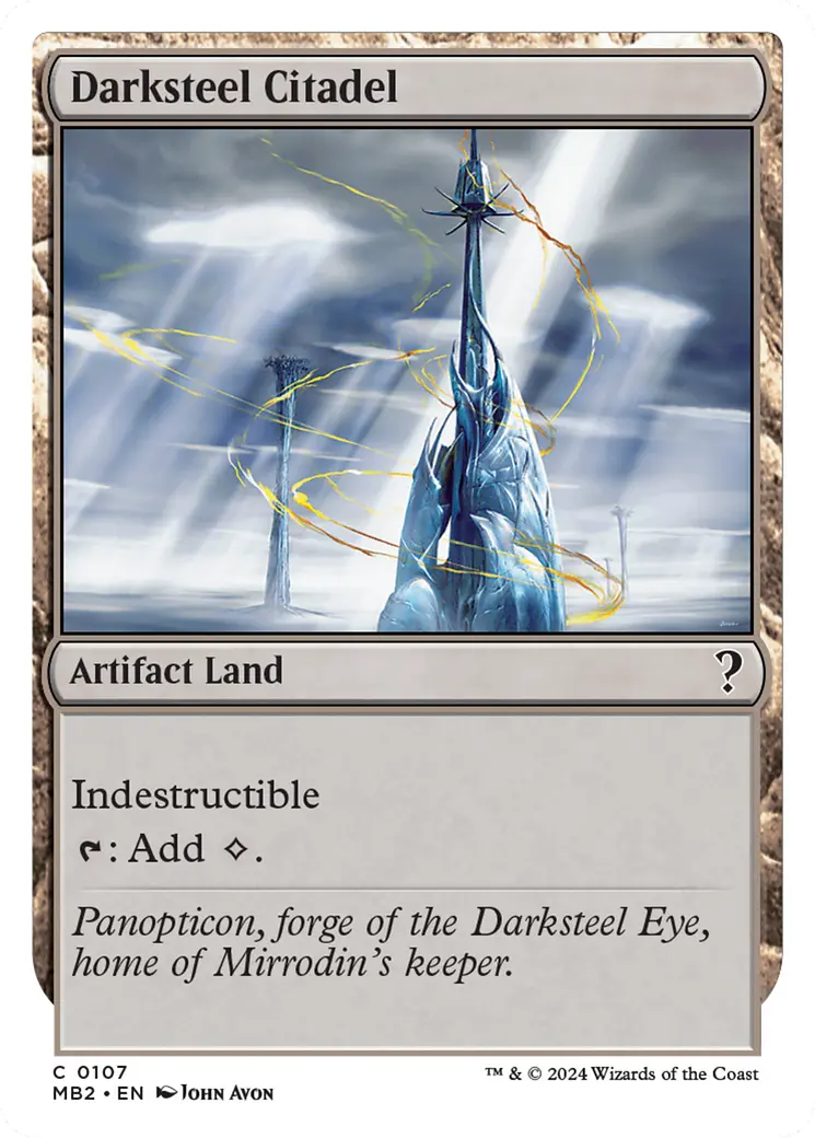 Darksteel Citadel (White Border) [Mystery Booster 2] 1