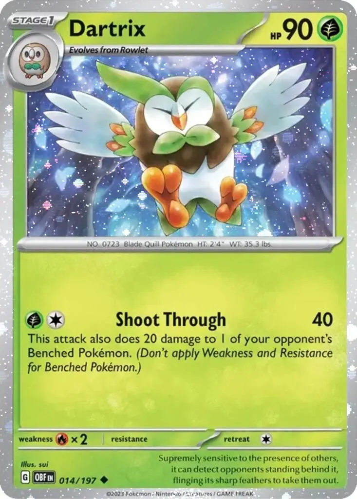 Dartrix (014/197) (Cosmos Holo) [Miscellaneous Cards] 1