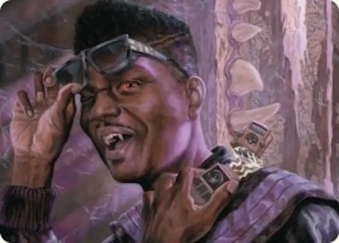 Dashing Bloodsucker Art Card [Duskmourn: House Of Horror Art Series] 1