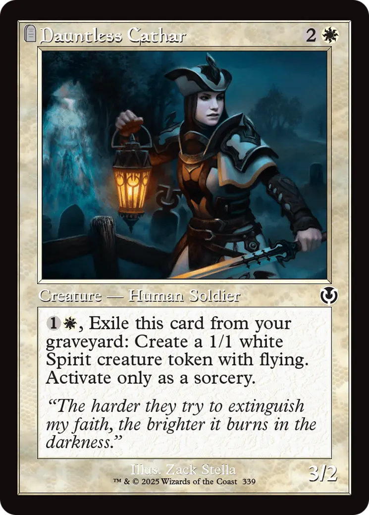 Dauntless Cathar (Retor Frame) [Innistrad Remastered] 1