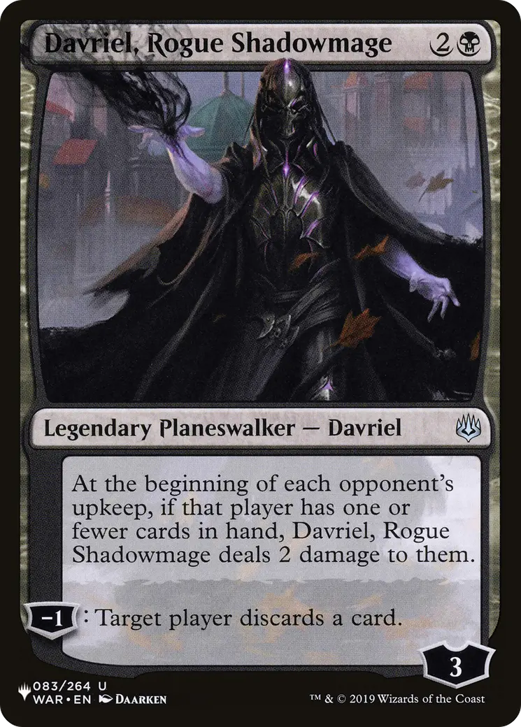 Davriel, Rogue Shadowmage [The List] 1