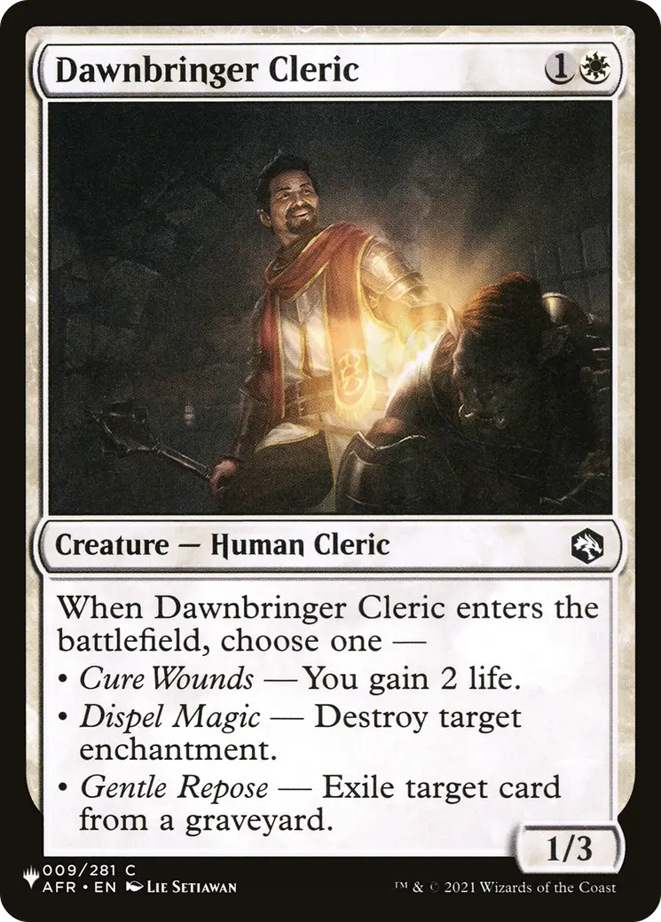 Dawnbringer Cleric [The List] 1