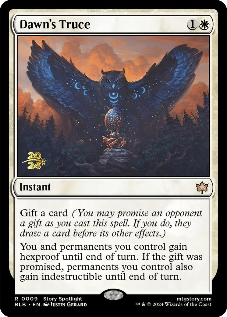 Dawn's Truce [Bloomburrow Prerelease Promos] 1