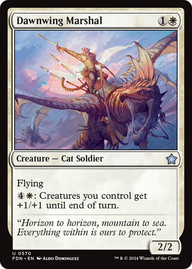 Dawnwing Marshal [Foundations] 1
