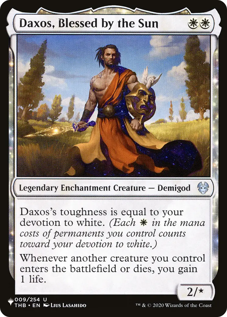 Daxos, Blessed By The Sun [The List] 1