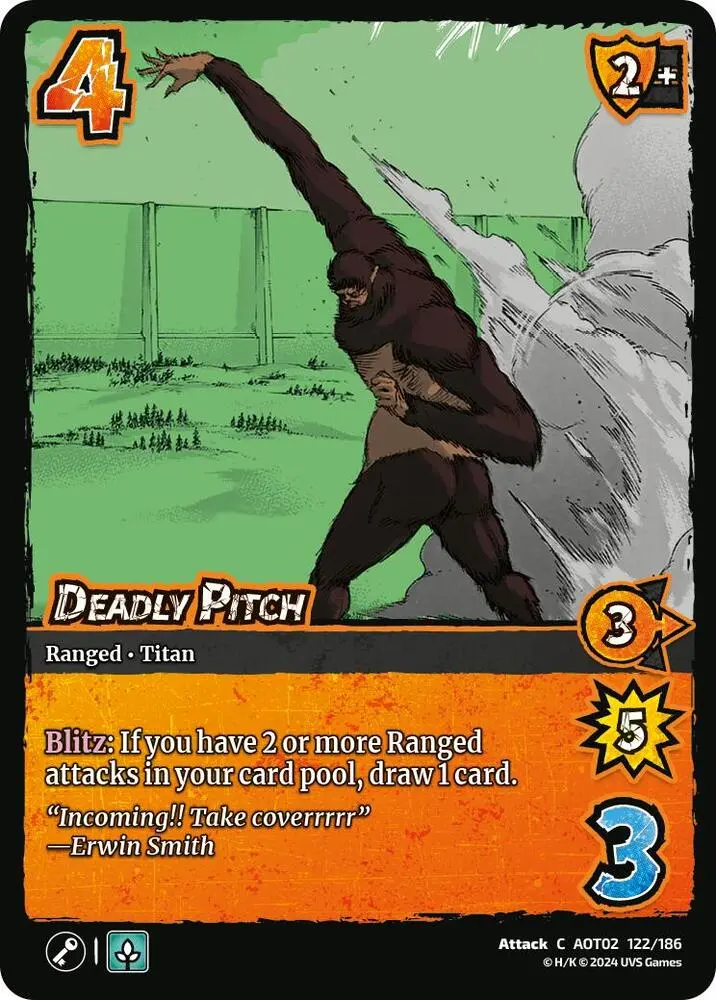 Deadly Pitch - Attack On Titan: Origins Of Power (Aot02) 1