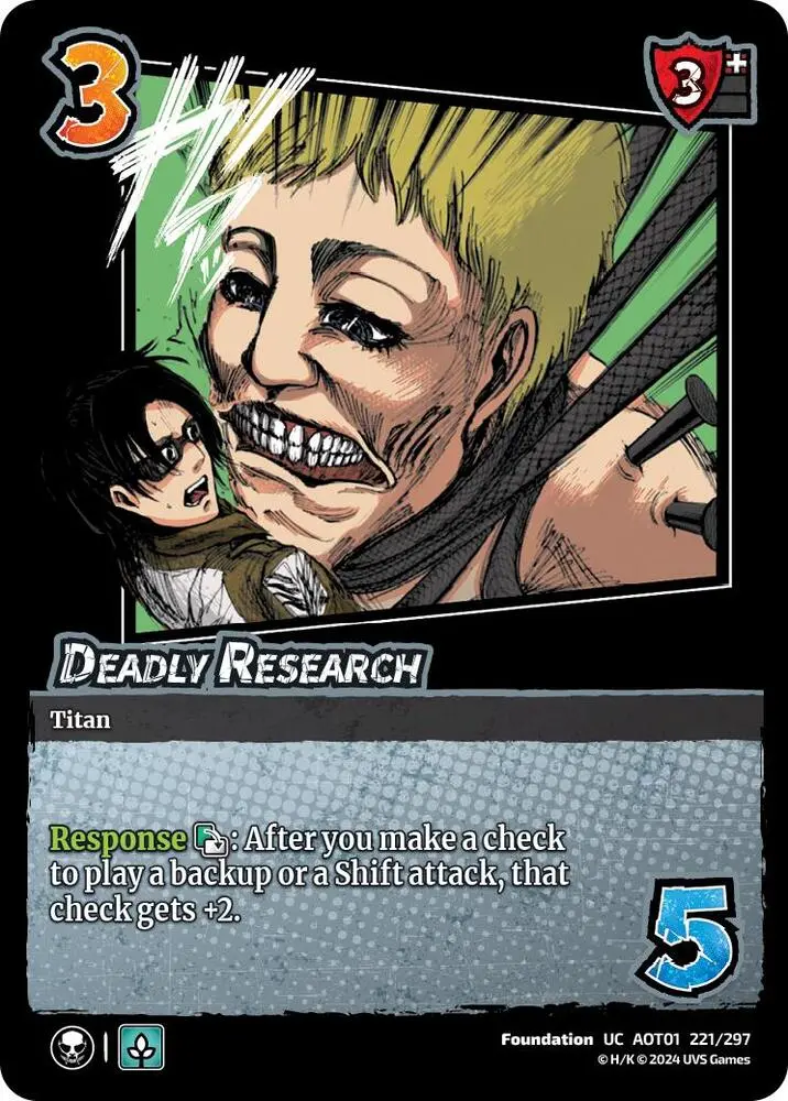 Deadly Research - Attack On Titan: Battle For Humanity (Aot1) 1