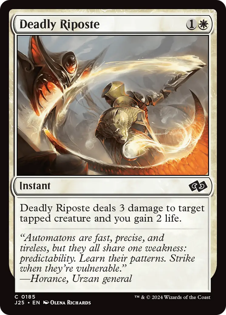 Deadly Riposte [Foundations Jumpstart] 1
